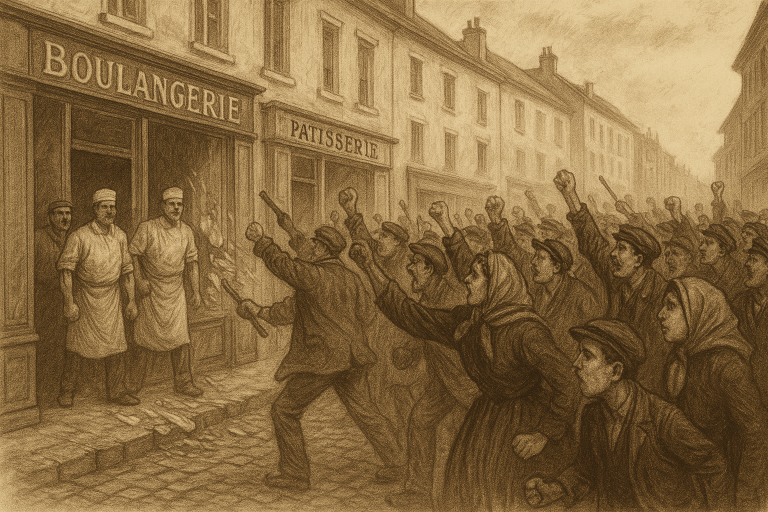 Argenton-sur-Creuse : en 1888, de violentes émeutes éclatent en plein centre-ville lors d’une grève des boulangers