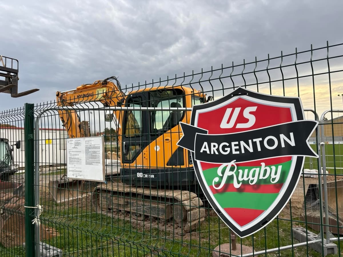 Argenton-sur-Creuse :  le stade de rugby va changer de visage avec sa future nouvelle tribune