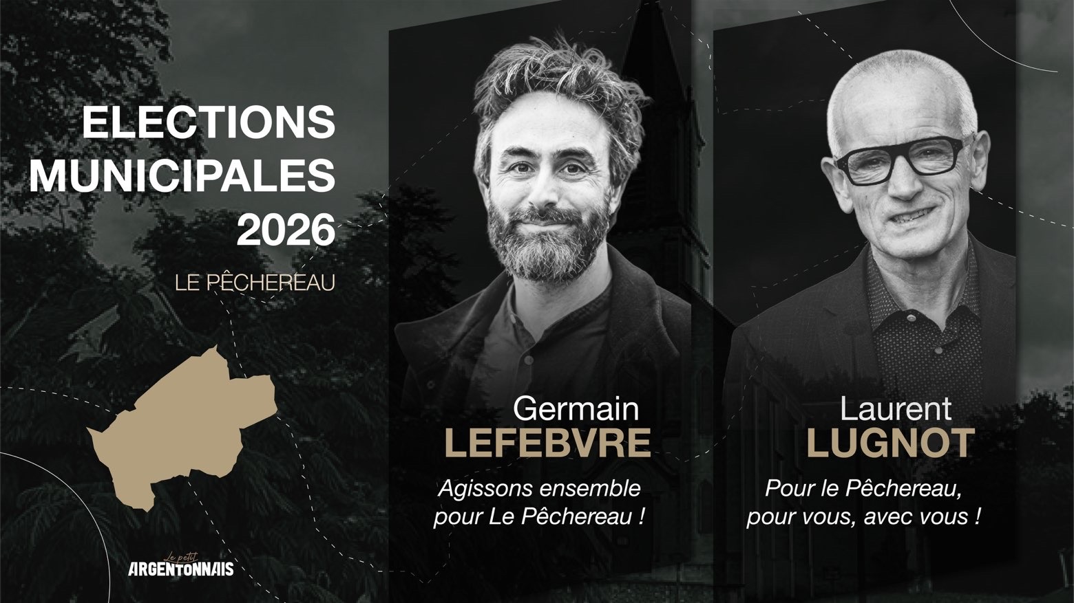 Municipales au Pêchereau : qui sont les deux candidats, Germain Lefèbvre et Laurent Lugnot ?