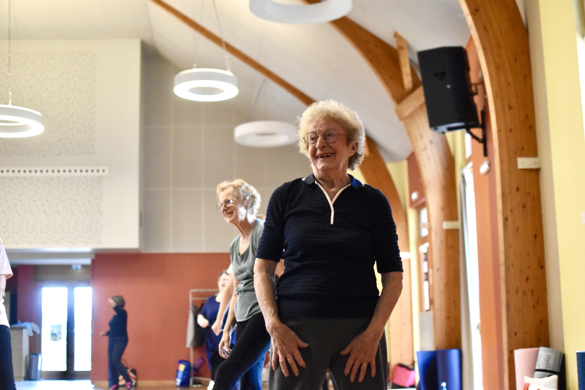« Elle donne de la joie à tout le monde» : à 95 ans, Solange est devenue le rayon de soleil du cours de gym de Saint-Marcel