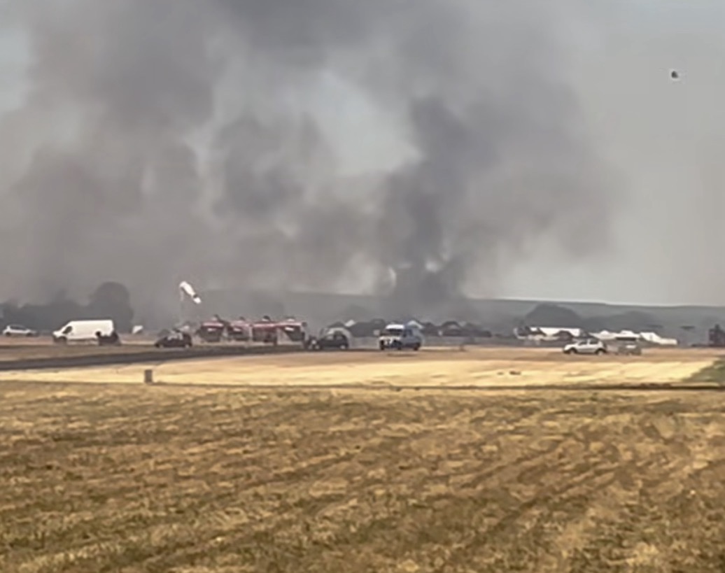 Incendie de Mosnay : après 127 hectares brûlés, le feu est fixé, une personne transportée au CH de Châteauroux
